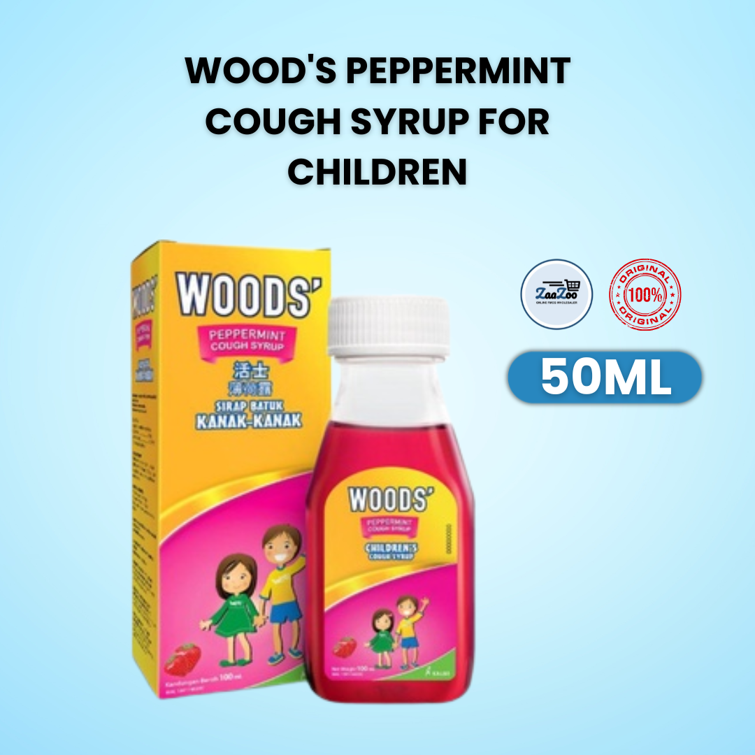 Woods Peppermint Cough Syrup 50ml - Children