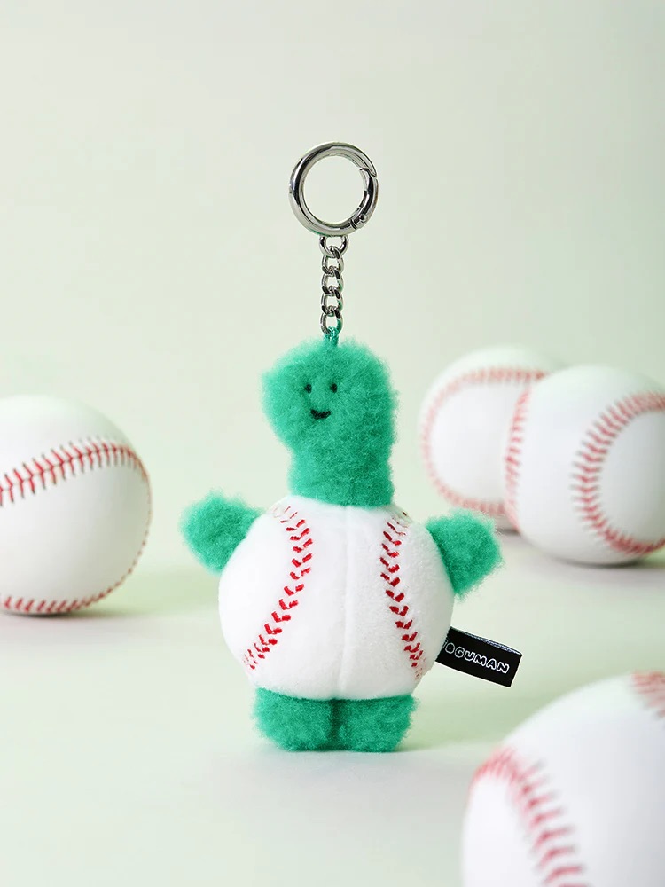 📦訂購 韓國代購 Line Friends JOGUMAN BASEBALL PLUSH KEYRING 棒球公仔鎖匙扣