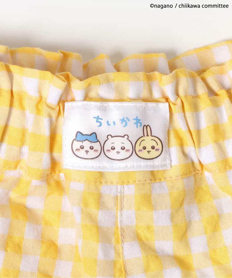 🇯🇵預訂 日本直送🇯🇵Apres les cours x Chiikawa系列兩色人物刺繡格紋荷葉邊短褲