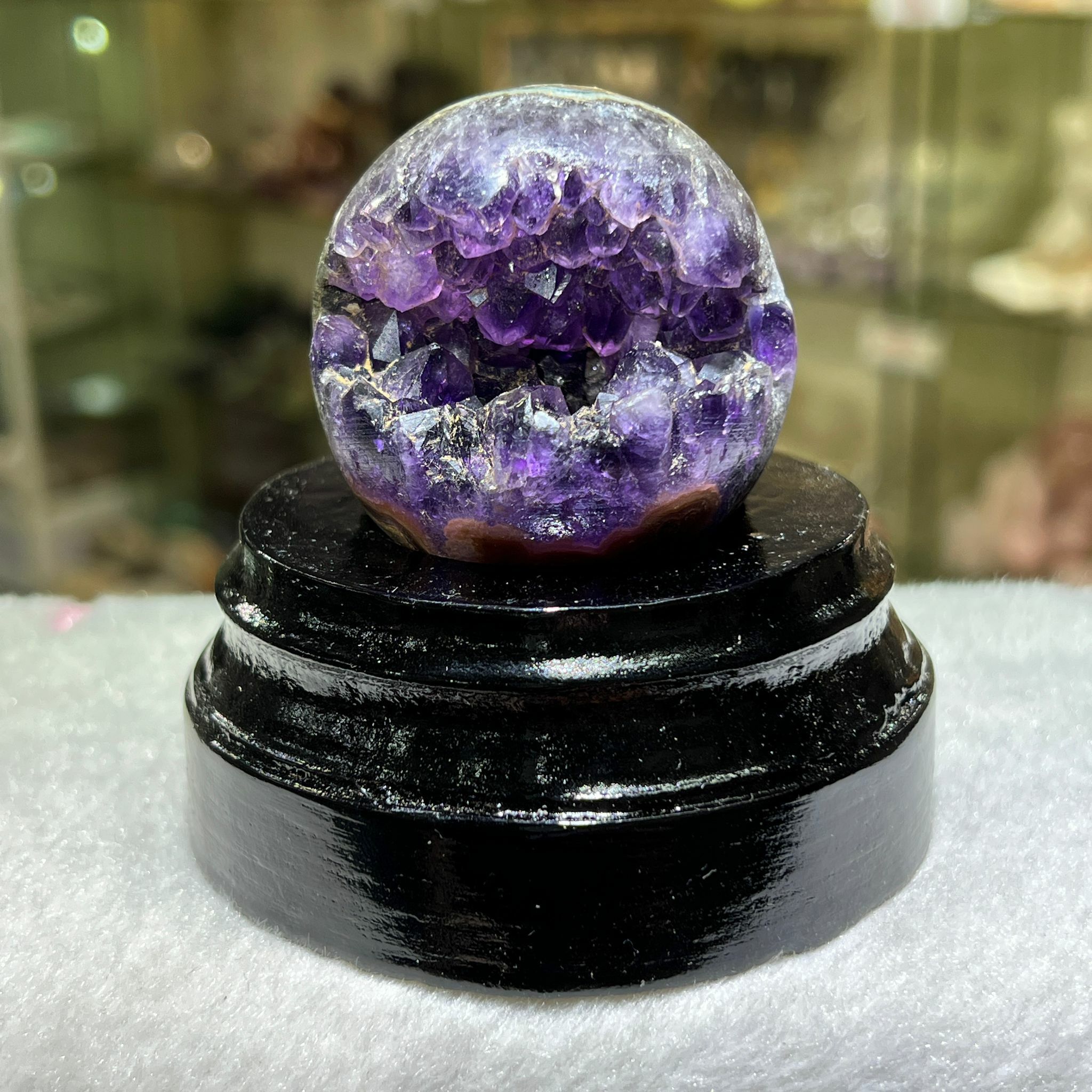 紫晶開口笑 5.2cm+/-