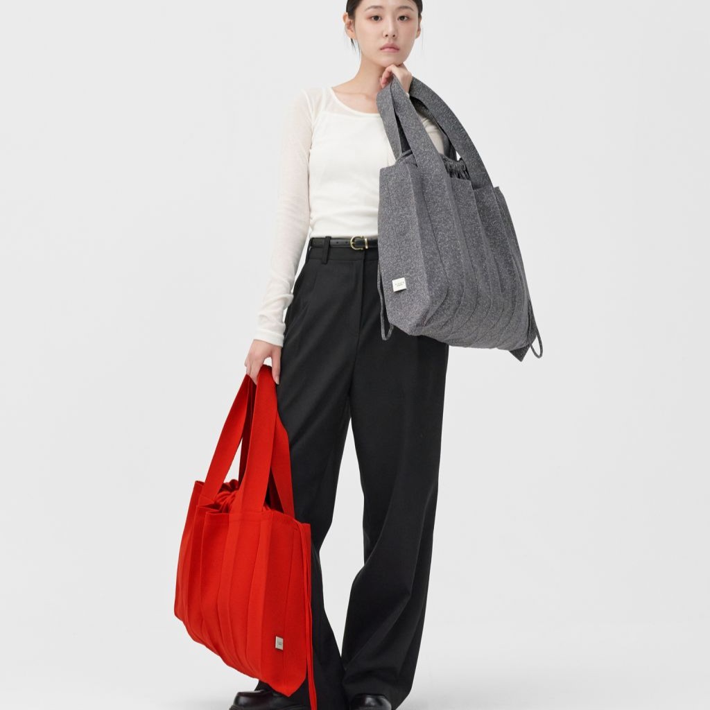 PLEATSMAMA Big Shoulder Bag Glitter (2色)