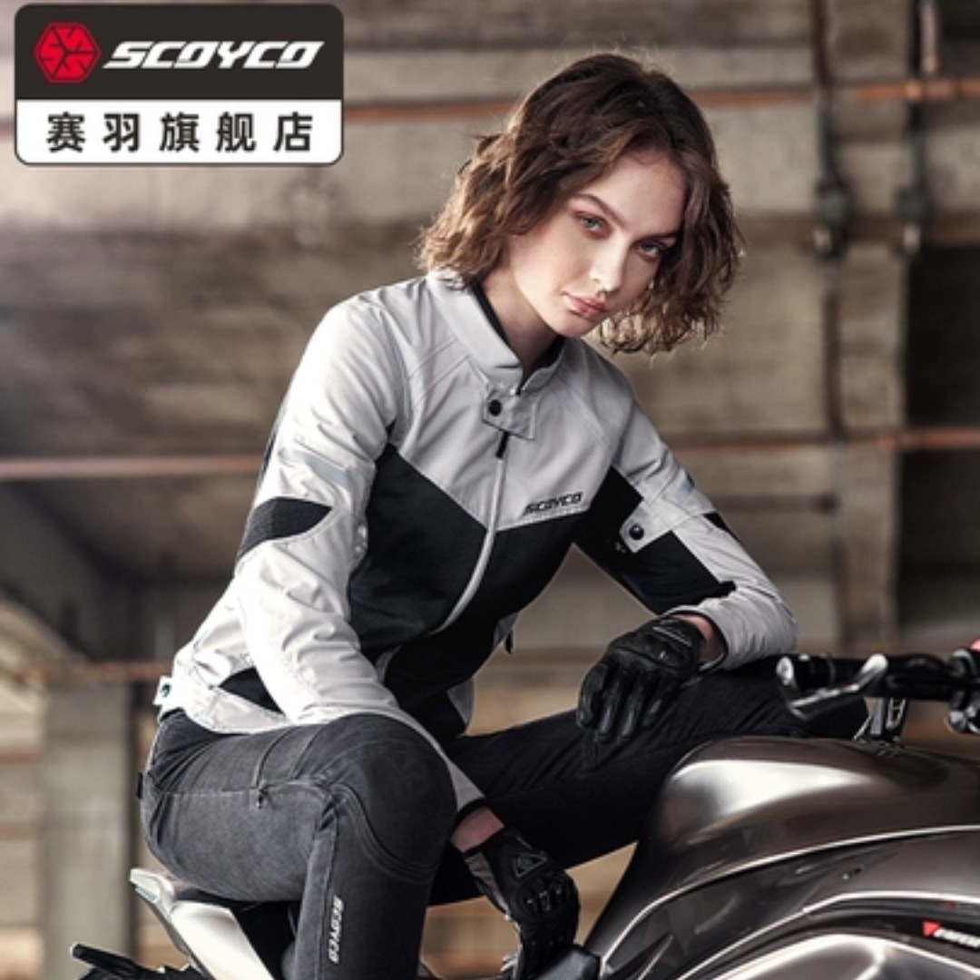 SCOYCO JK118-2 Motorcycle Riding Jacket | CE Level 1 Protective Mesh Jacket for Spring & Summer