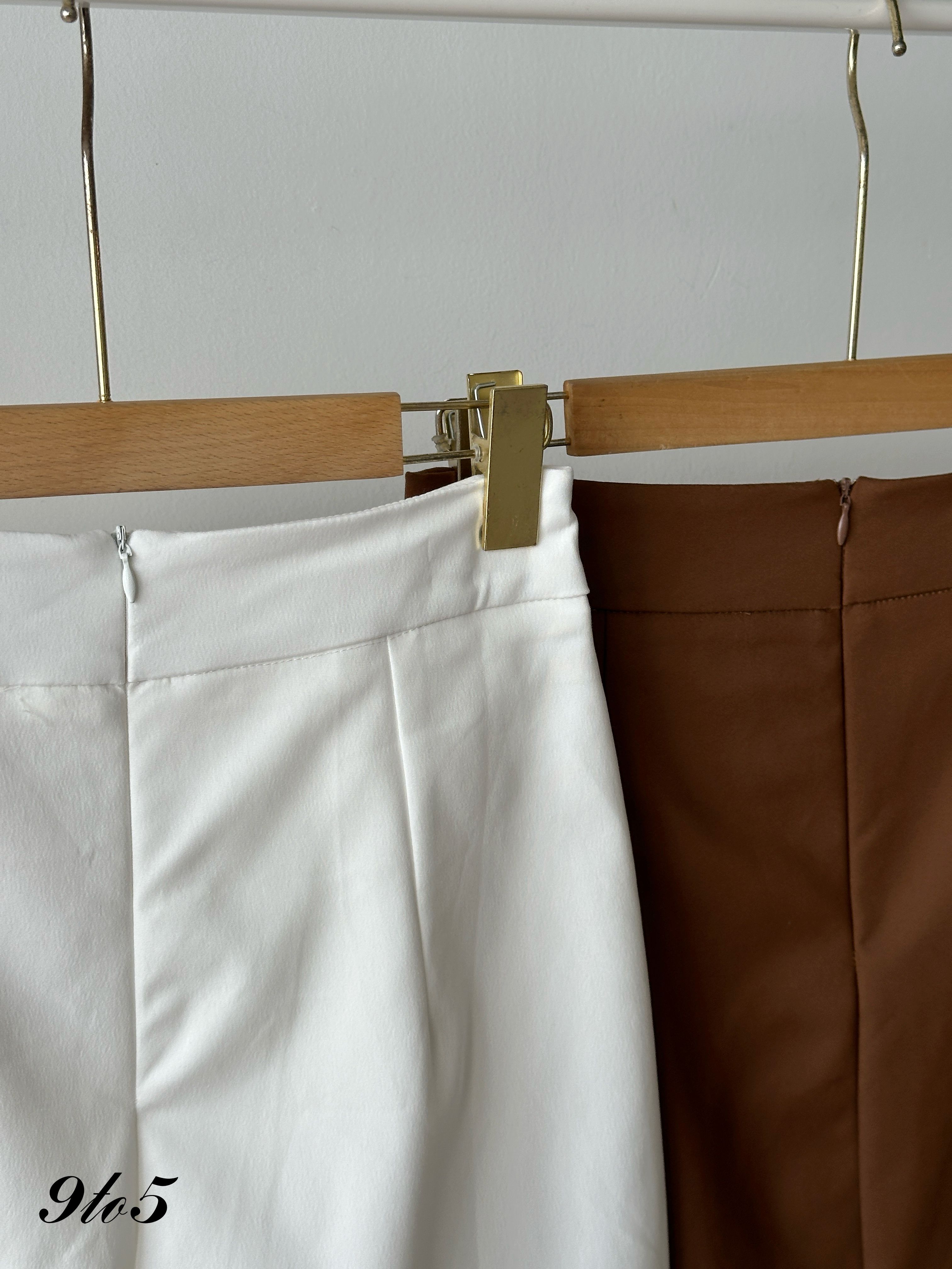 S1992 Front Slit Midi Skirt - 3 Colors 