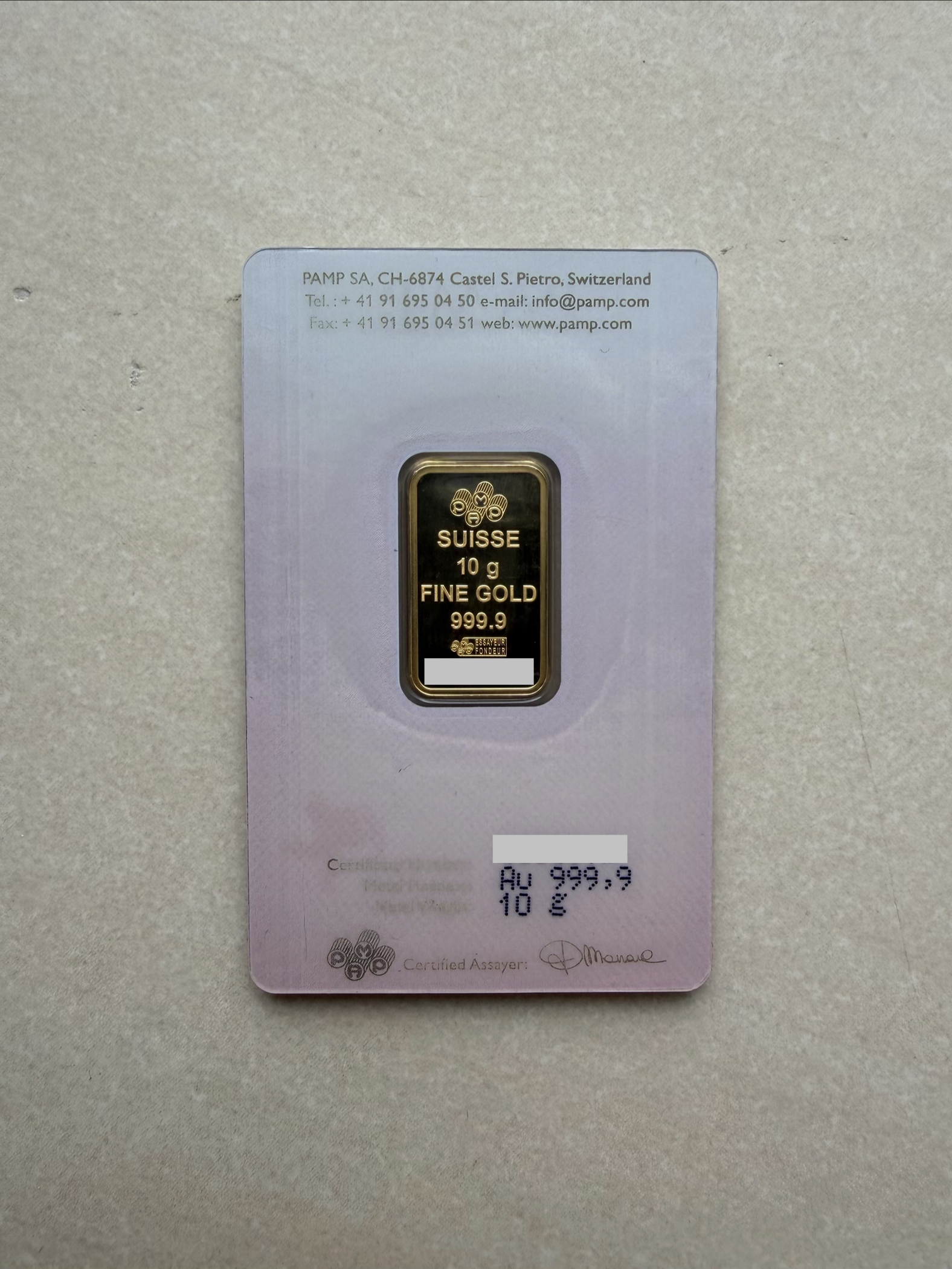 (SN15) PAMP RARE 2017 Love Always 10g🇨🇭Swiss Limited Gold Bar Emas 999.9 永恒的爱