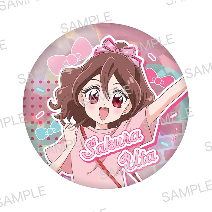 光之美少女 PreCure 偶像與你♪ 閃圖襟章 TV朝日限定 #P-PCG0817 [Toei] (IN-STOCK)