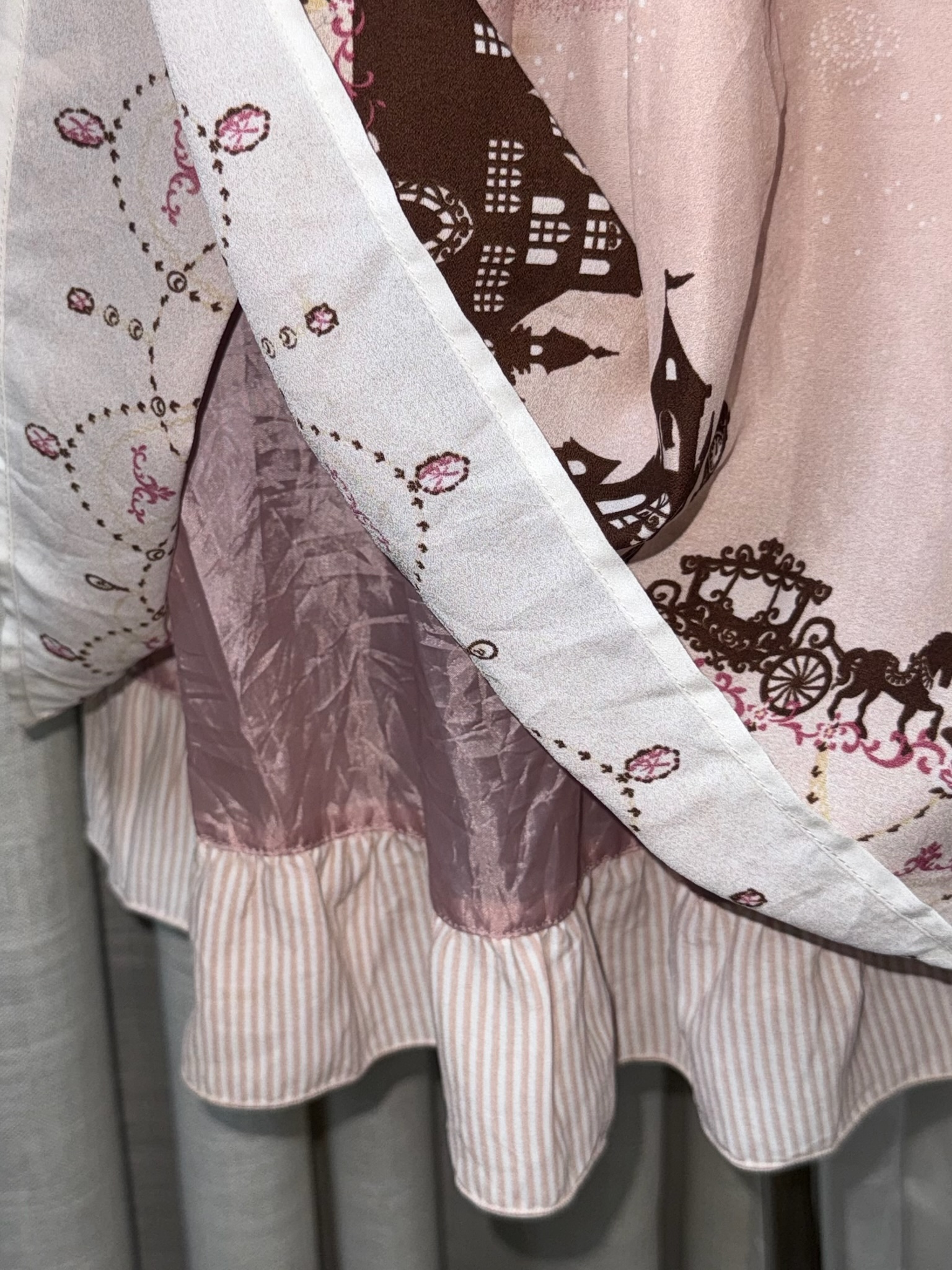 Fairytale Castle & Starry Sky Ombre Skirt