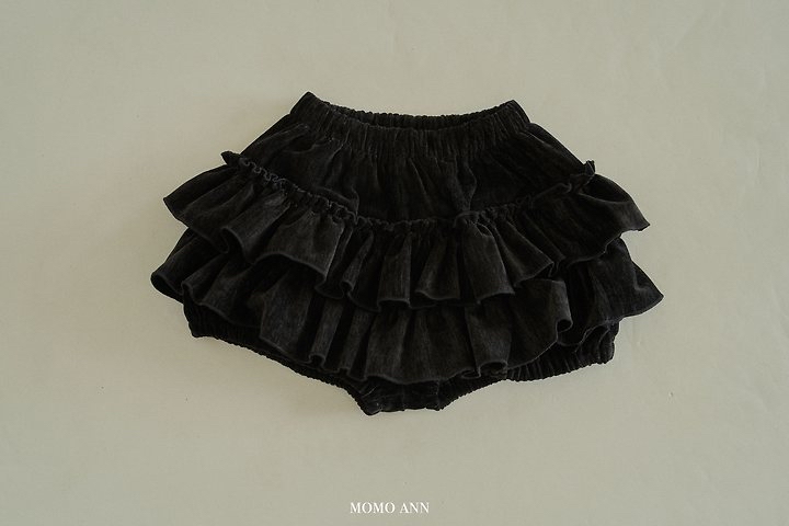Momoann | Velvet-style tiered pants
