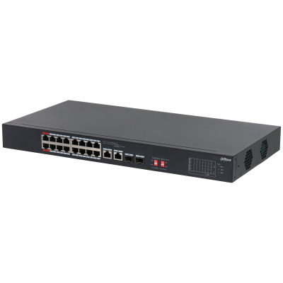 大華 DAHUA S3218-16ET-135 18-Port Unmanaged Desktop Switch with 16-Port PoE (香港行貨，一年保用)