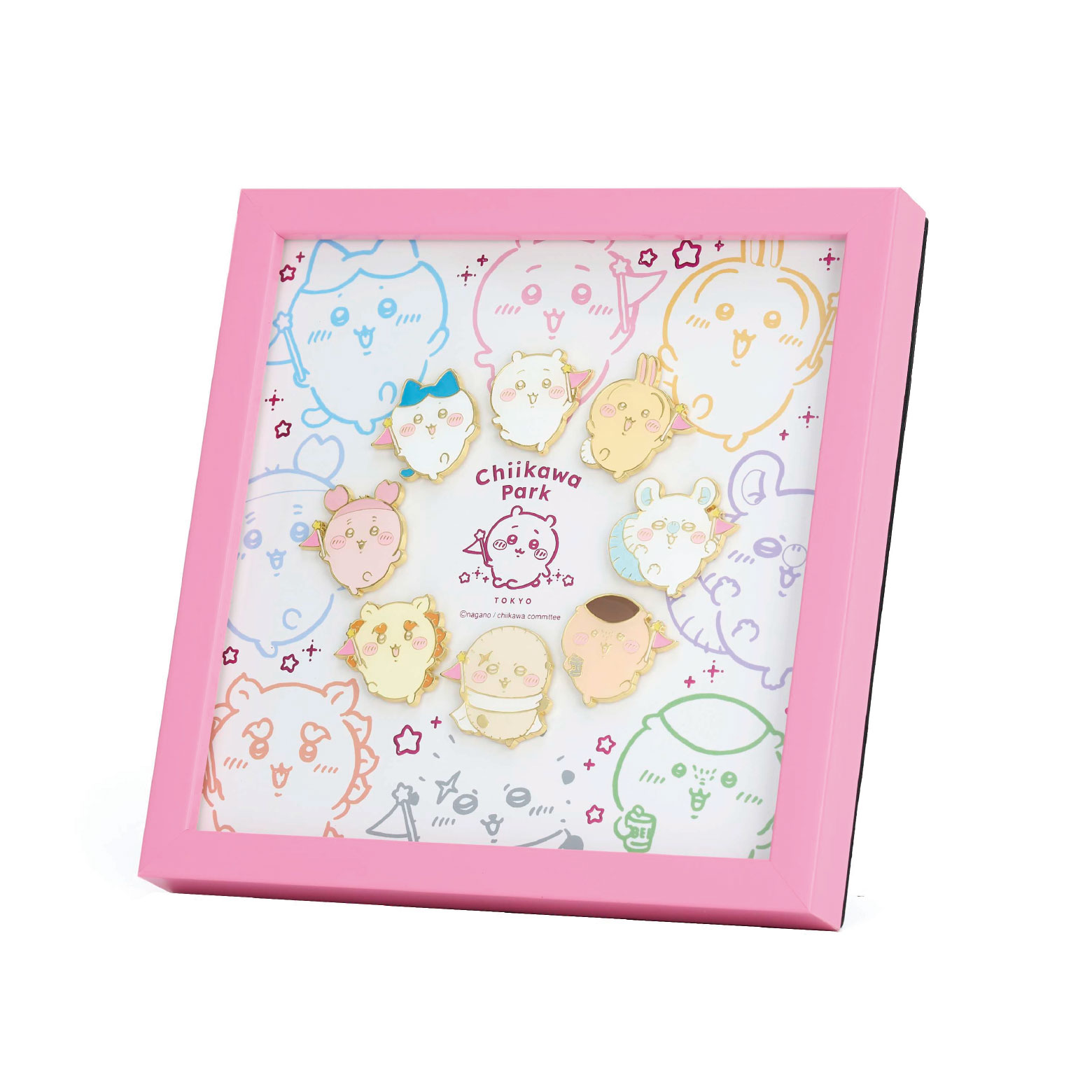 日本 Chiikawa ✨️Chiikawa Park🚩 裱框徽章套裝 Pins set