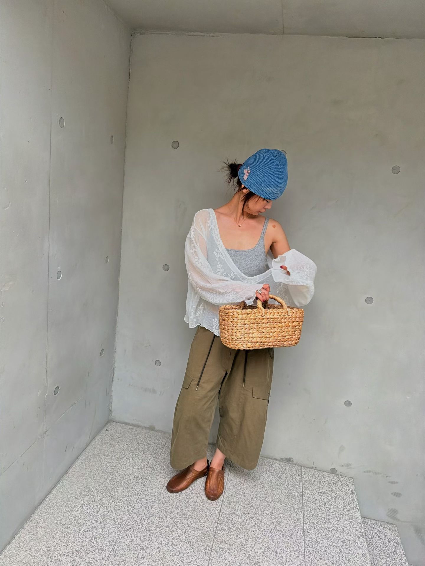 🇰🇷東大門女裝 | lace flower blouse white