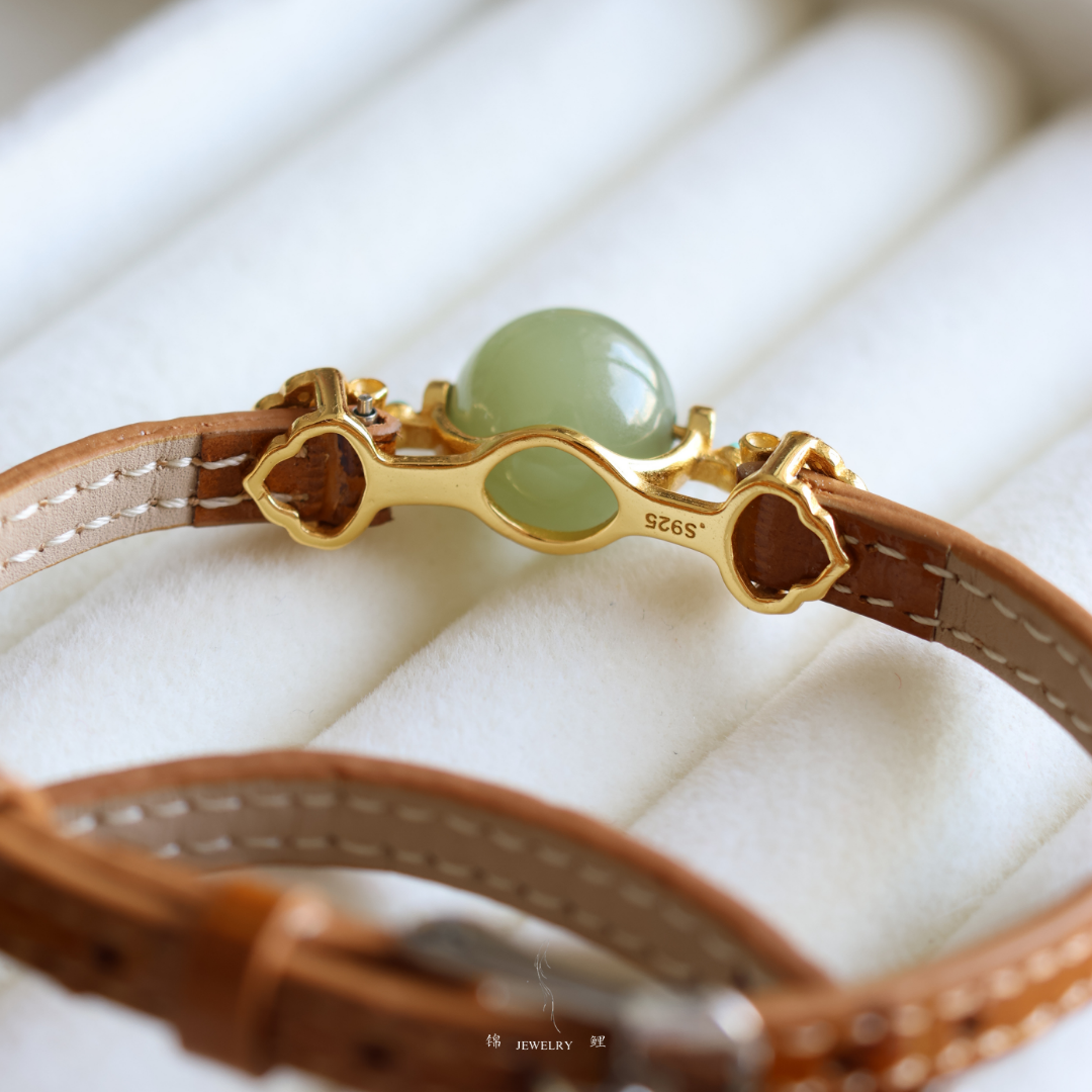 Fortune Charm Leather Bracelet