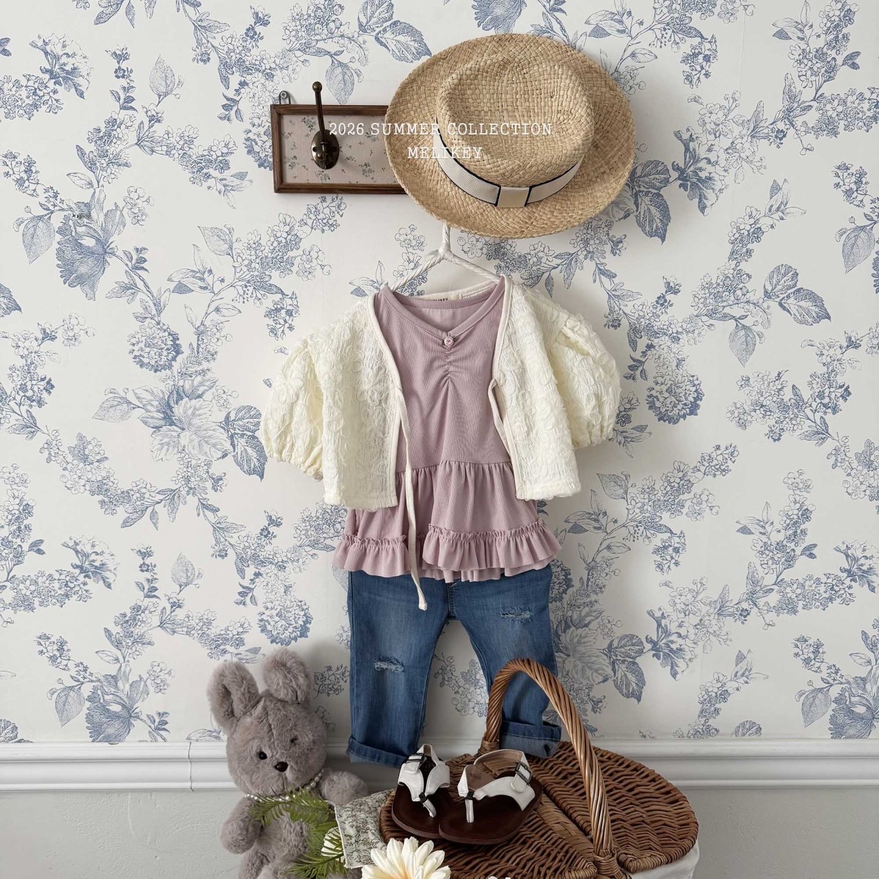 Rose Frill Sleeveless Tee