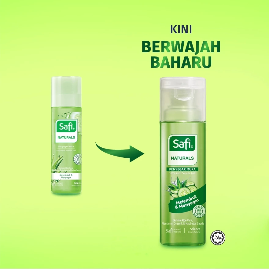 Safi Naturals Toner Penyegar Muka 100ml