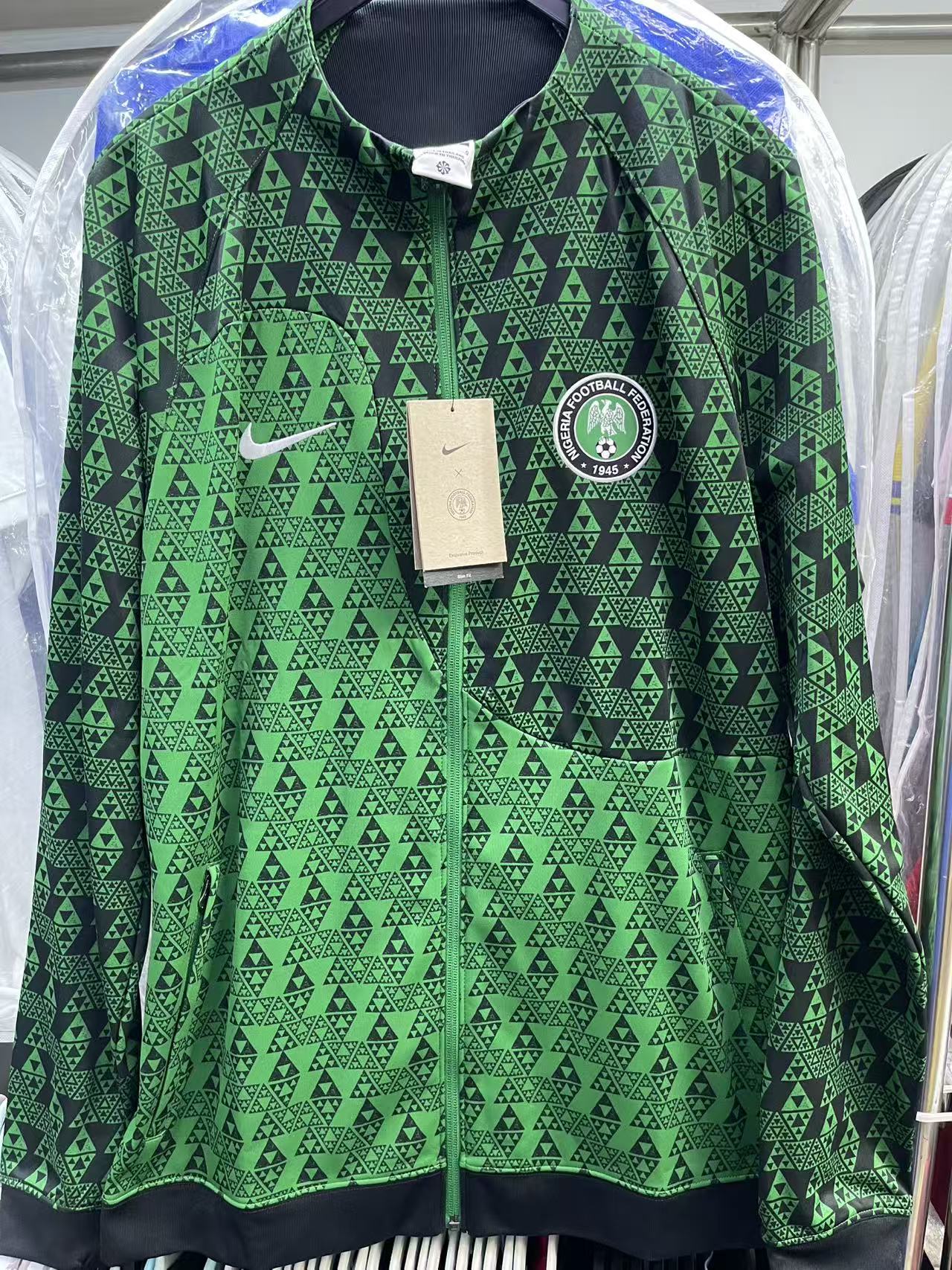 2022 Nigeria Academy Pro Anthem/Training/Warm-up Jacket Size L "BNWT"