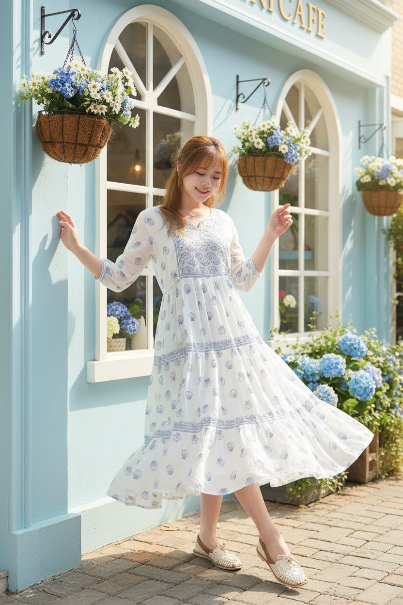 Powder White Japanese Shell Cotton OP 48" #1464