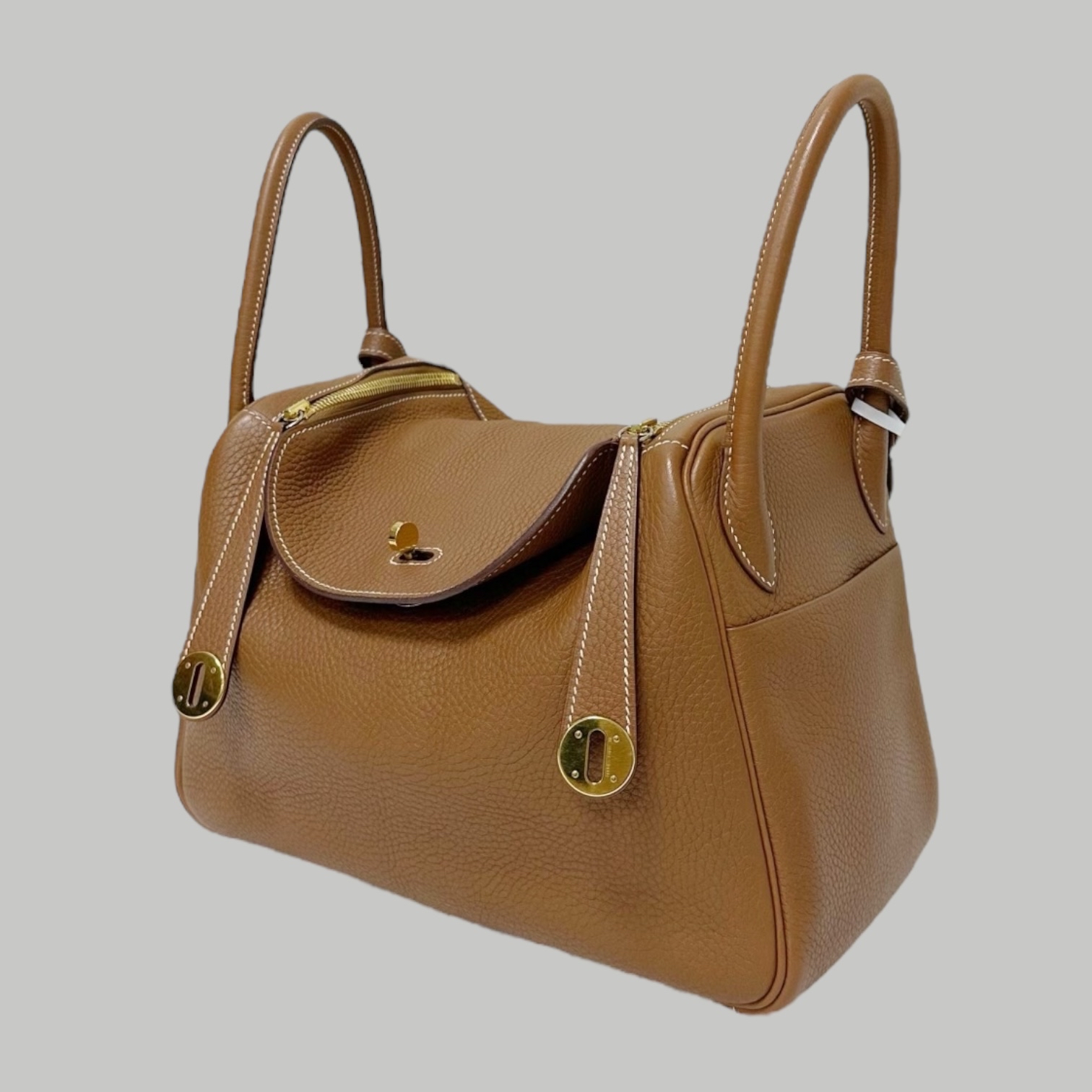 Hermes Lindy 30棕金