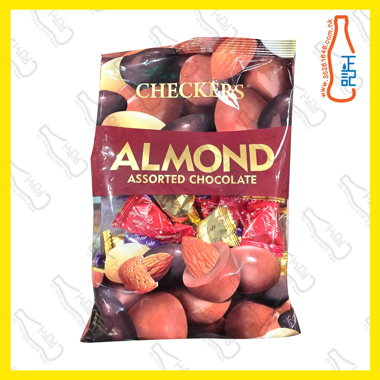 ==CHECKERS ALMOND 雜錦杏仁 assorted chocolate 170g /包