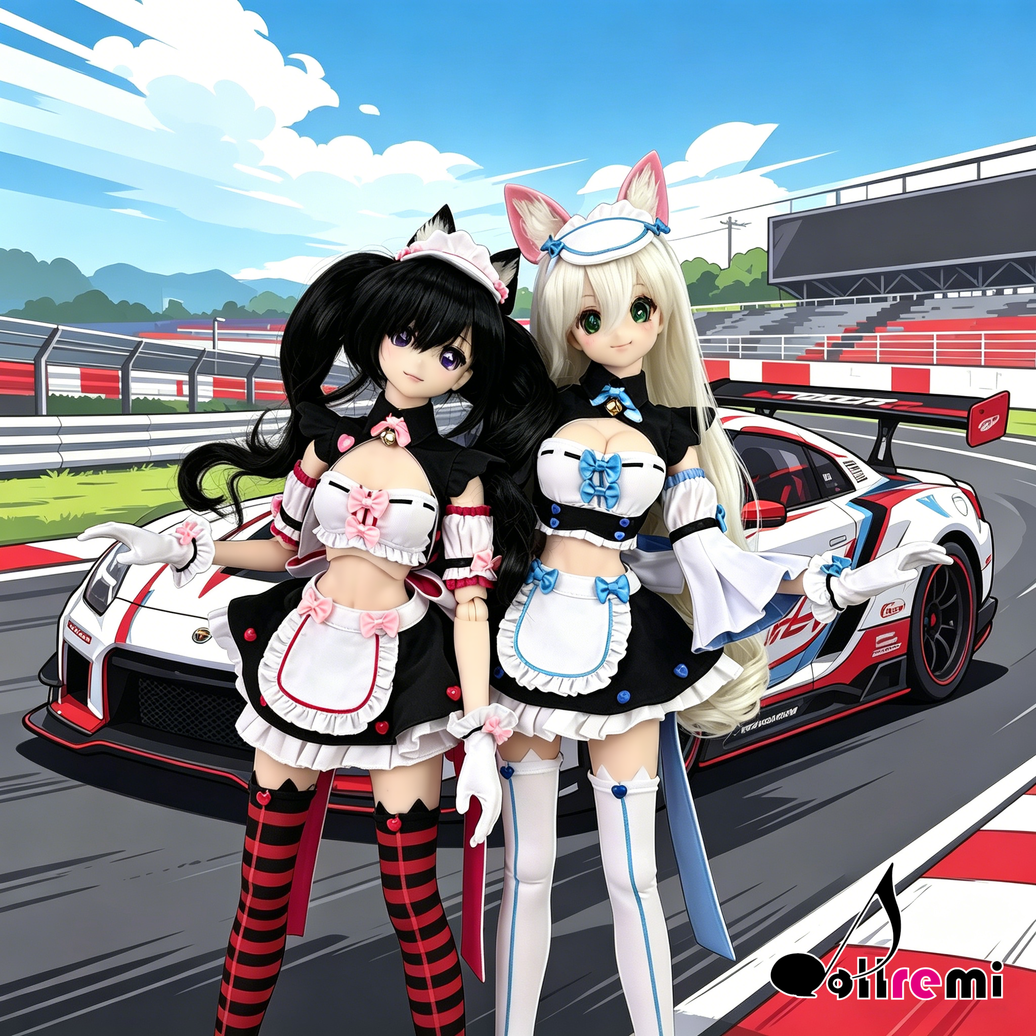 【dollremi】(DD0714) COS NEKOPARA Vol.1 Soleil opened! Chocolate Racing Girl Ver. 巧克力 賽車女郎 ver.