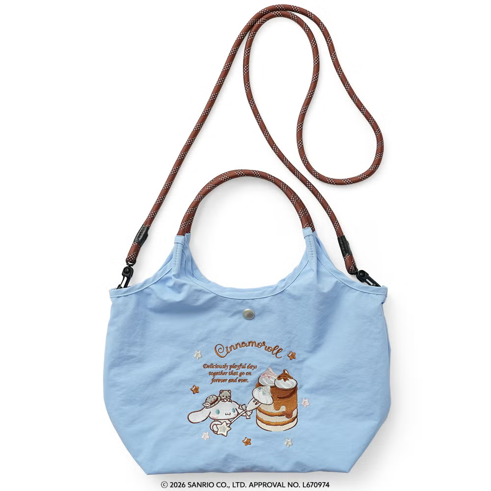 【日本直送】Sanrio × unify 輕量撥水加工刺繡兩用袋 4L