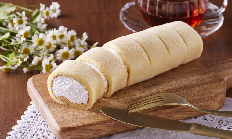 日本煙韌厚忌廉卷蛋（奶油味）