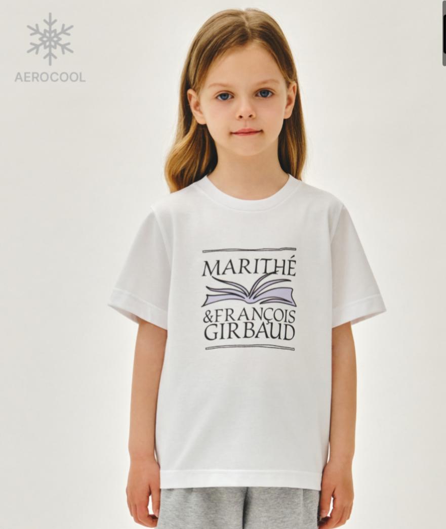 Ⓜ️ fg kids款book classics logo aero cool TEE 折扣優惠 白/ navy / 淺灰 Size 110-150