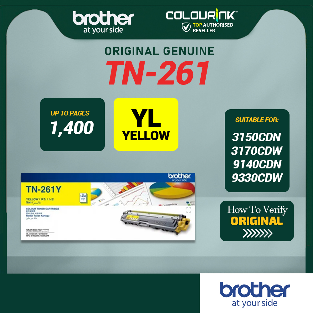 Brother Original TN261 TN265 WT220 DR261CL for HL-3150CDW HL-3170CDW MFC-9330CDW