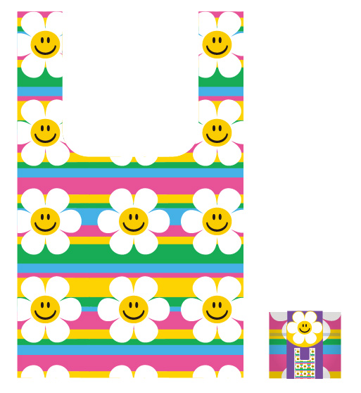 【台灣】 Wiggle Wiggle 背心購物袋（4款可選）