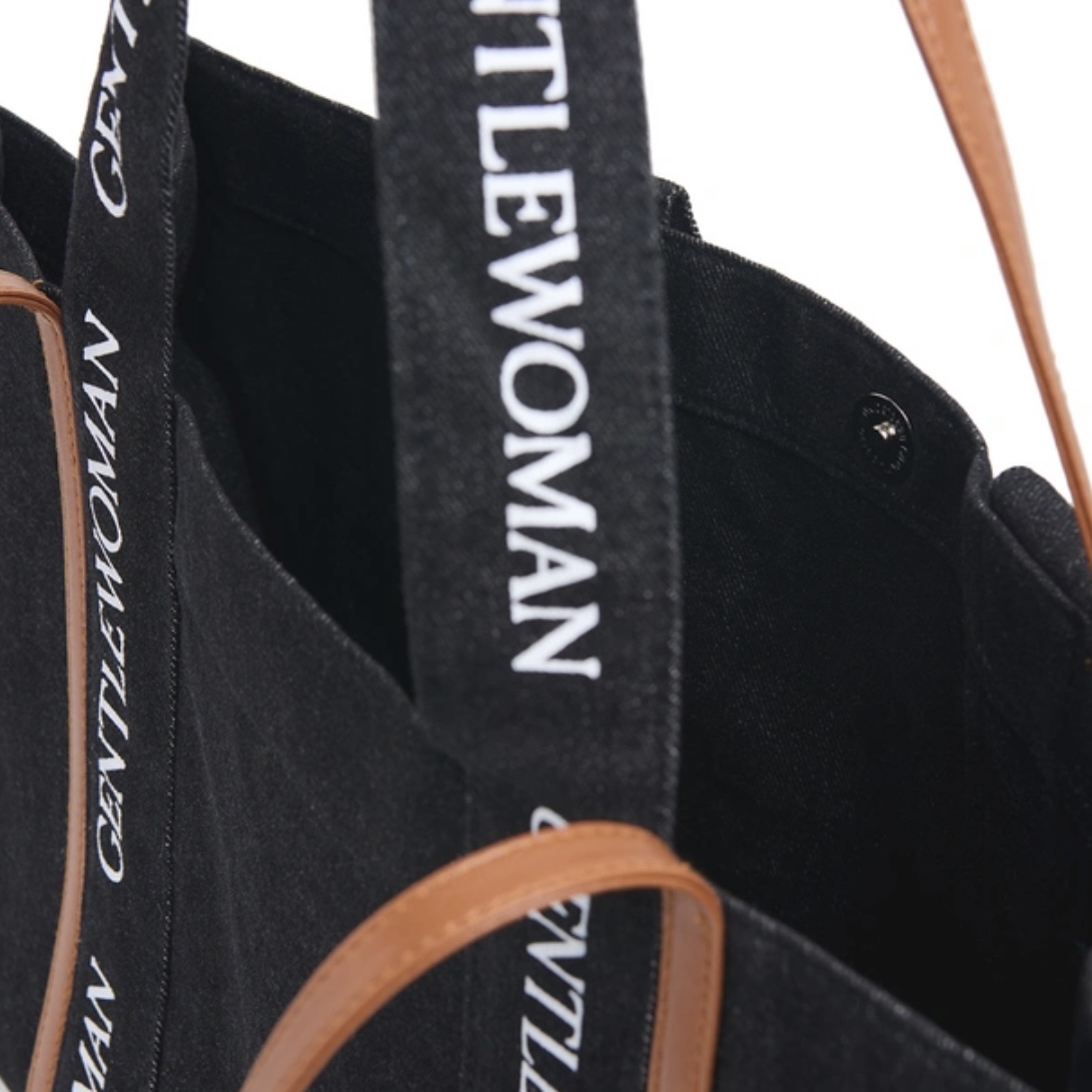 預購 | 🇹🇭GENTLEWOMAN LOGO STRAP SHOULDER BAG(BLACK) BG1098-2