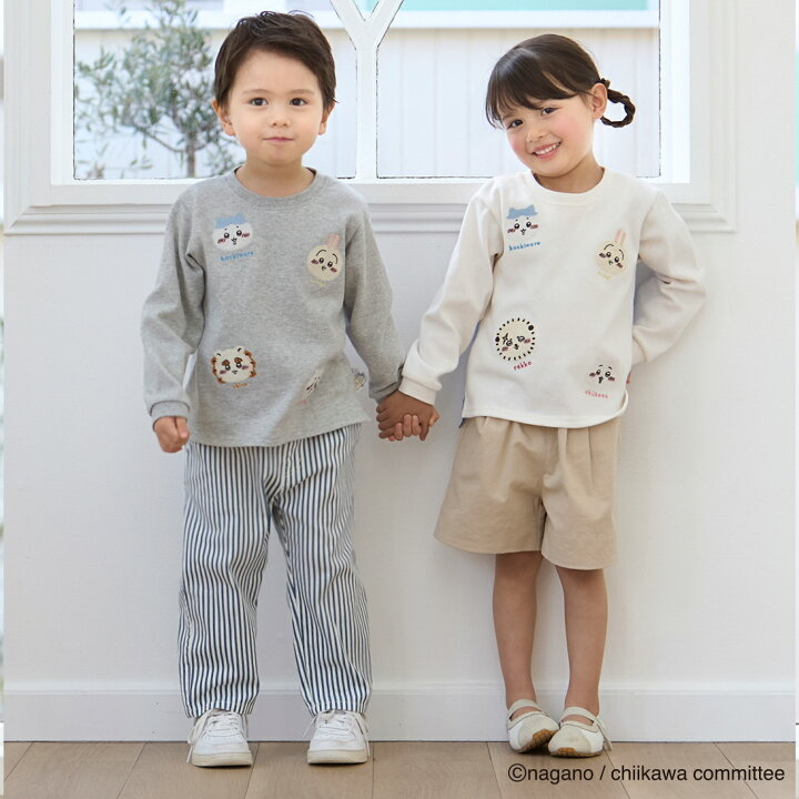 🇯🇵預訂 日本直送🇯🇵 Petit Main x Chiikawa系列四色人物刺繡長袖上衣