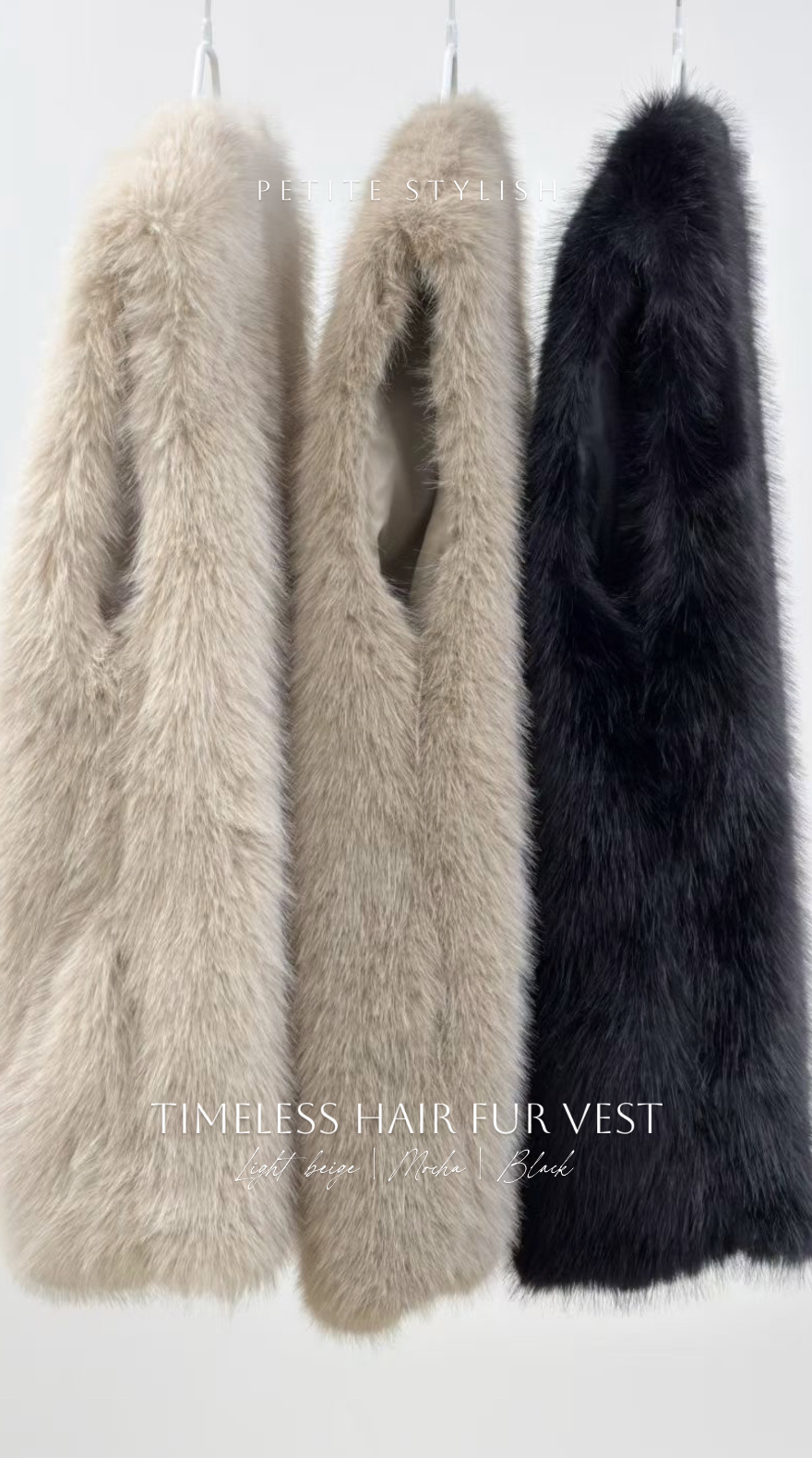 🌷| TIMELESS HAIR FUR VEST 