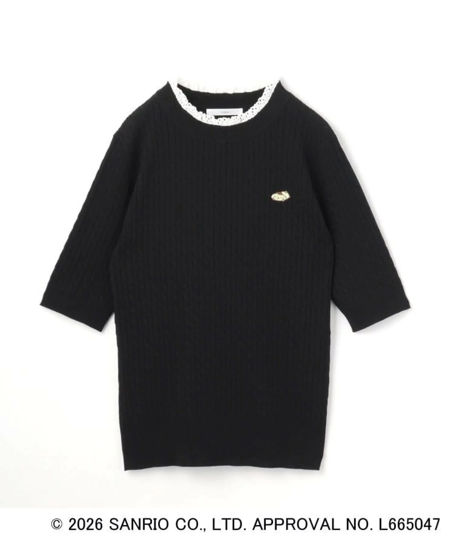 日本預訂📍日本index x 布甸狗30週年系列 - 荷葉邊針織上衣 不包郵