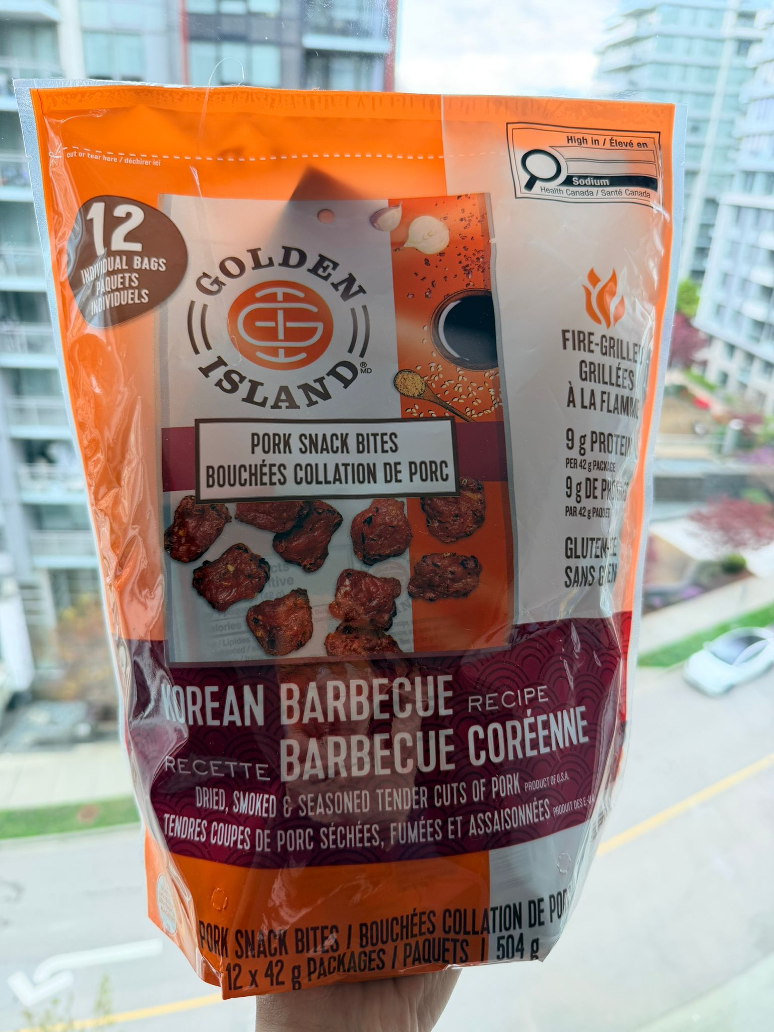 Golden Island韓國BBQ味豬肉乾粒粒