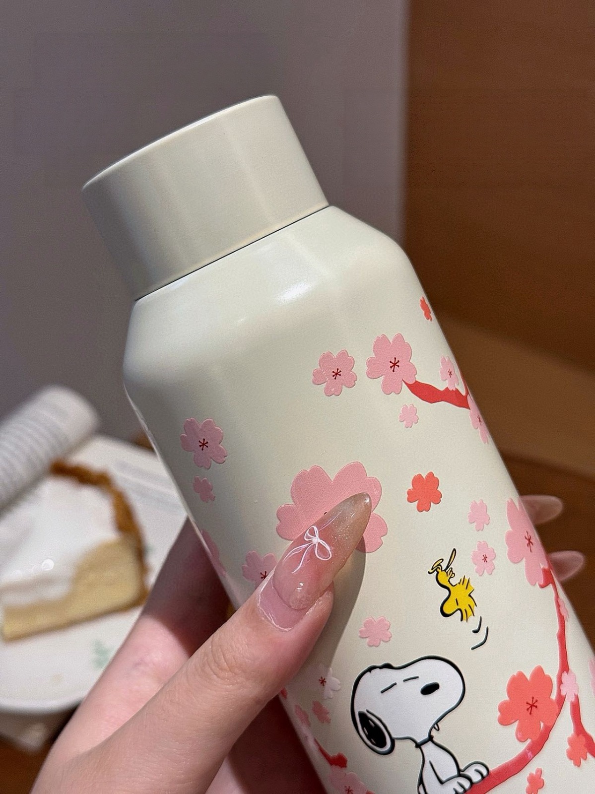 STARBUCKS x SNOOPY 櫻花保溫杯