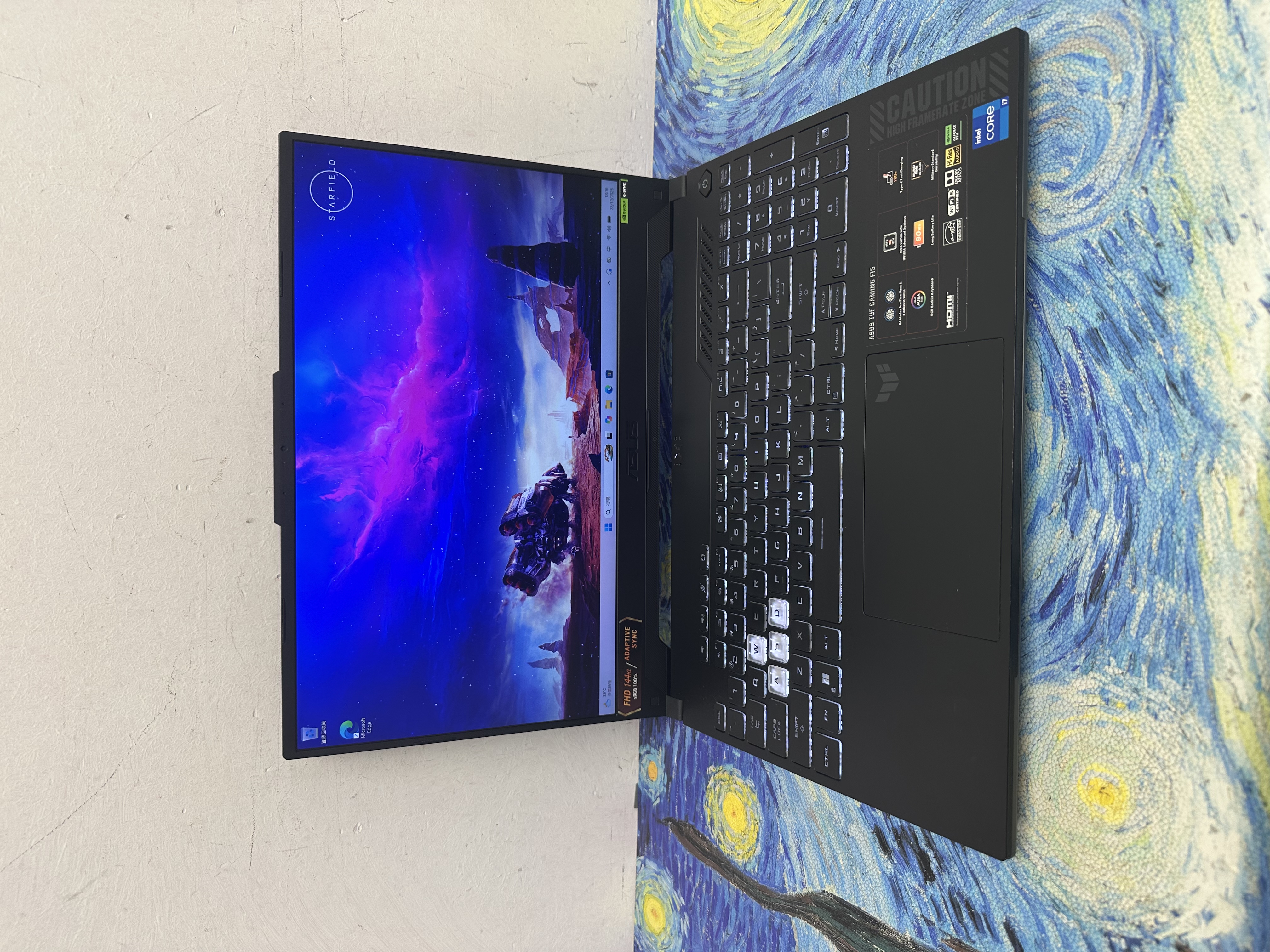 #6158 ASUS i7-13620H / 32GB Ram/1TB SSD/RTX 4050獨立顯示卡/144Hz高刷/TUF系列/RGB Keyboard/ Gaming Laptop / Notebook / Laptop / PC / Gaming Notebook / Netflix / YouTube /