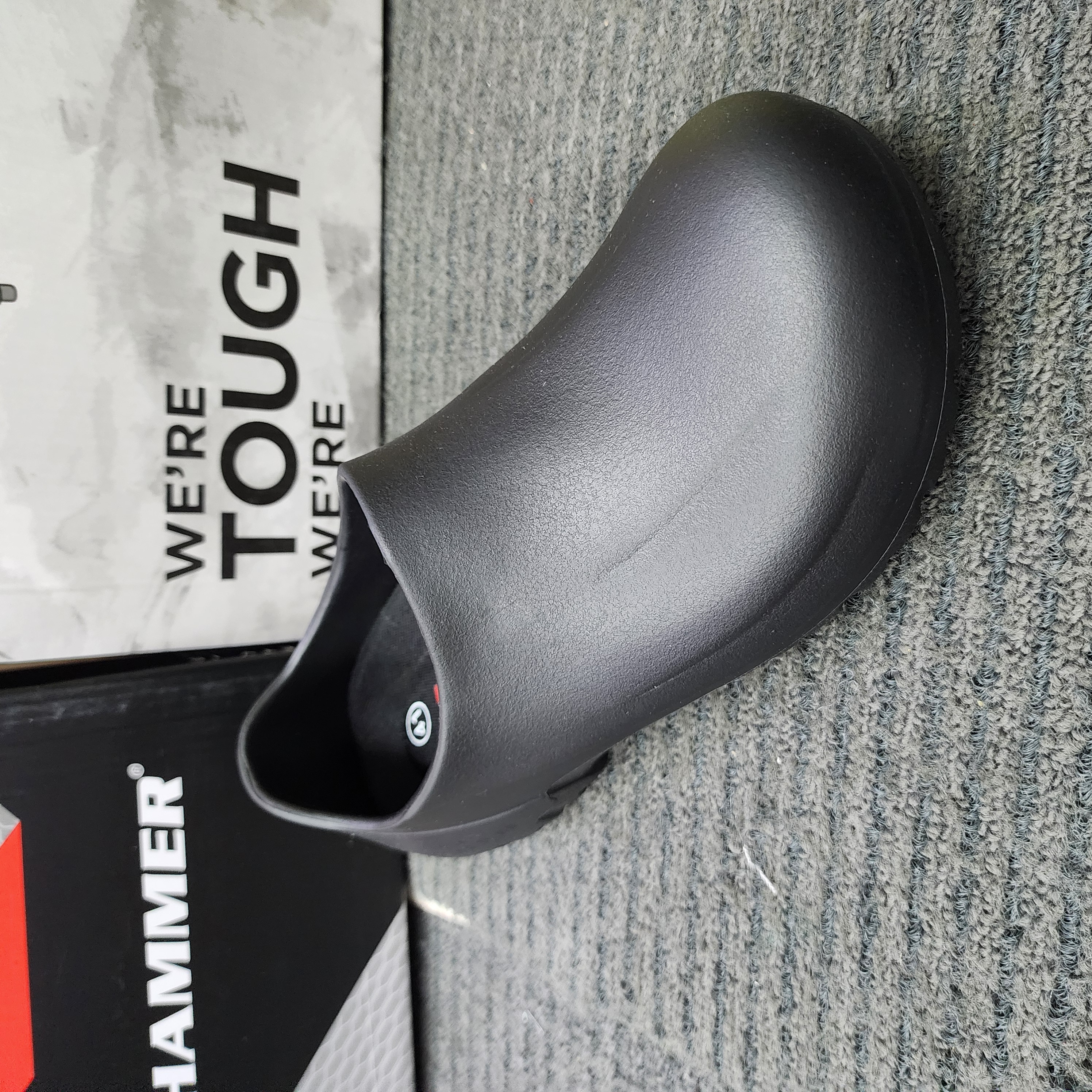 Black Hammer Black Safety Clogs BHC S077 OR S077T BESI  For Kitchen Lab 077 Kitchen Dapur Waterpoof Laboratorium Flat Shoes Kasut Keselamatan