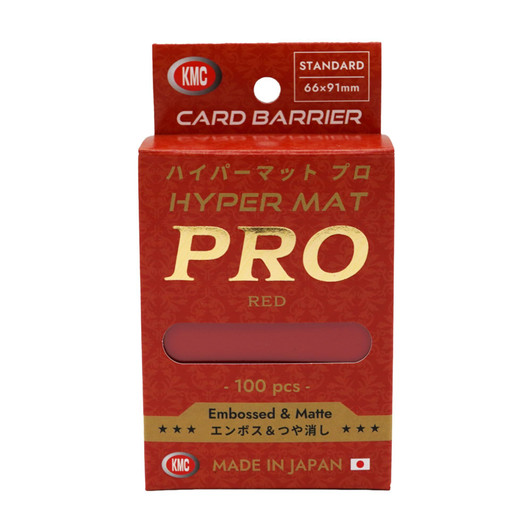 Hyper MAT Pro Red – 100 Sleeves – KMC