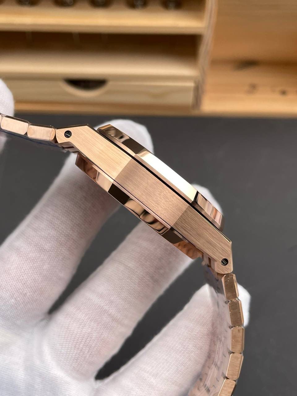 🚀皇家橡树26331OR 玫金蓝盘/41mm/7750机💯