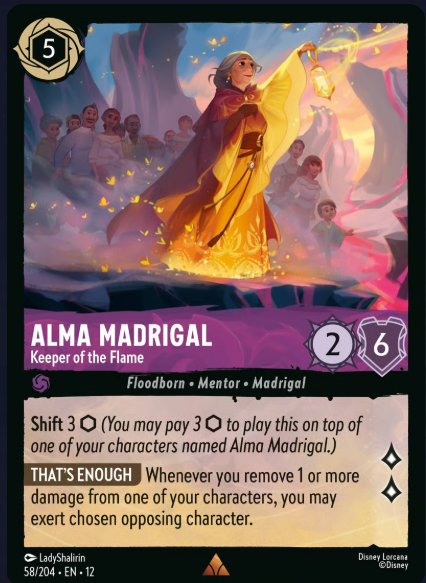 58/204 Alma Madrigal - Keeper of the Flame R
