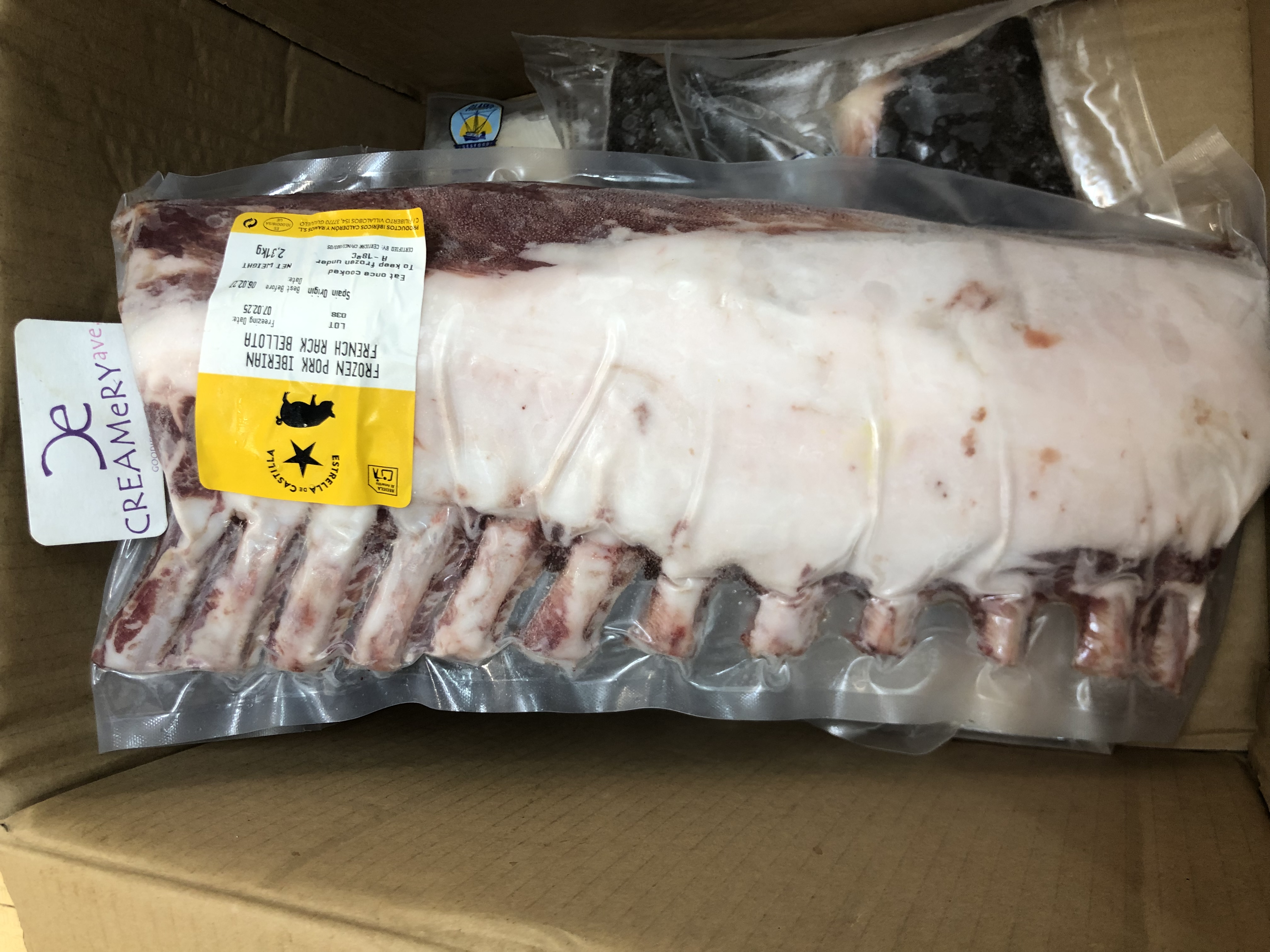 西班牙伊比利亞橡果黑毛豬鞍扒（2件裝）Spanish Iberico Pork Loin Rack （2 Pcs Pack）±310g