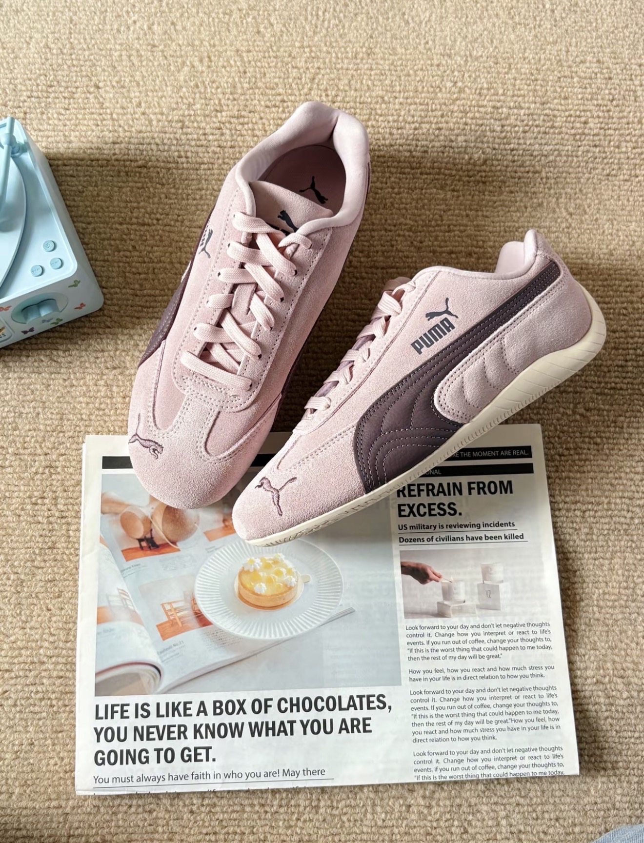 406329-52 Puma Speedcat Mauve Mist Raisin 406329-52