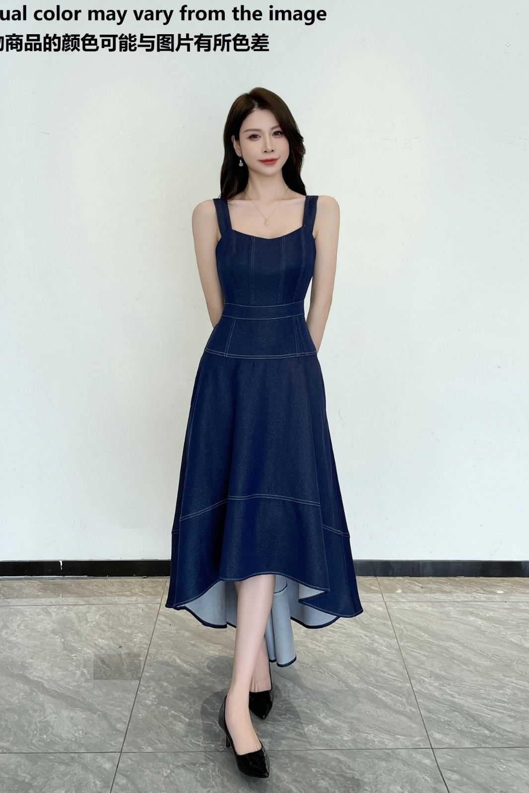1370BD Aurelia Contour High-Low Dress
