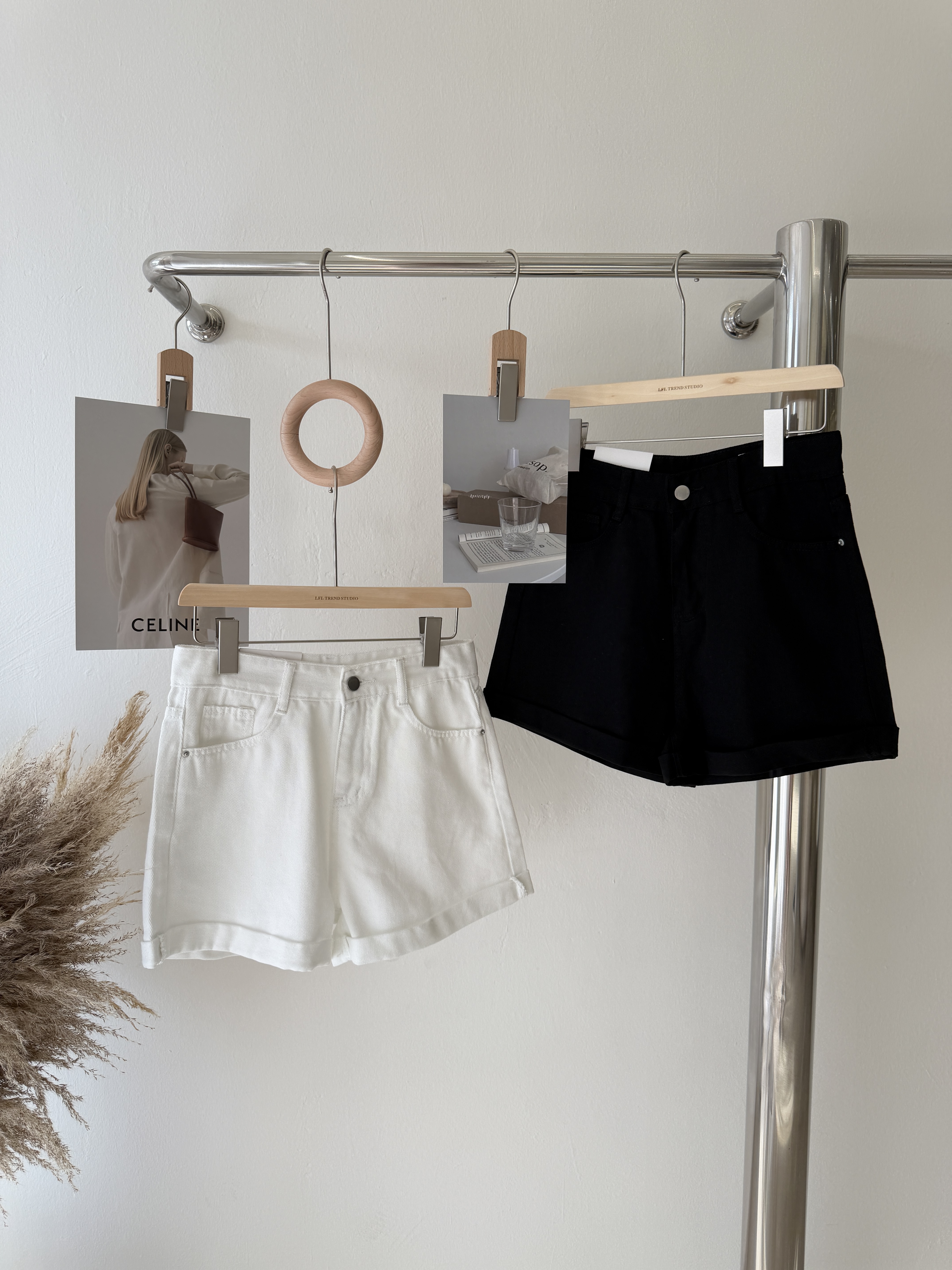 6644 爆款显瘦高腰裤