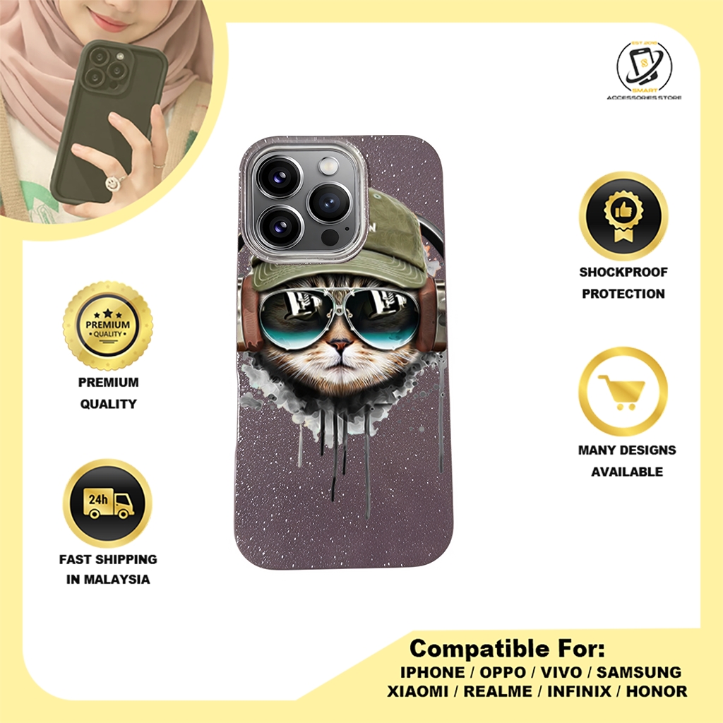 BLING CASE PHONE FOR IPHONE - DESIGN CAT C