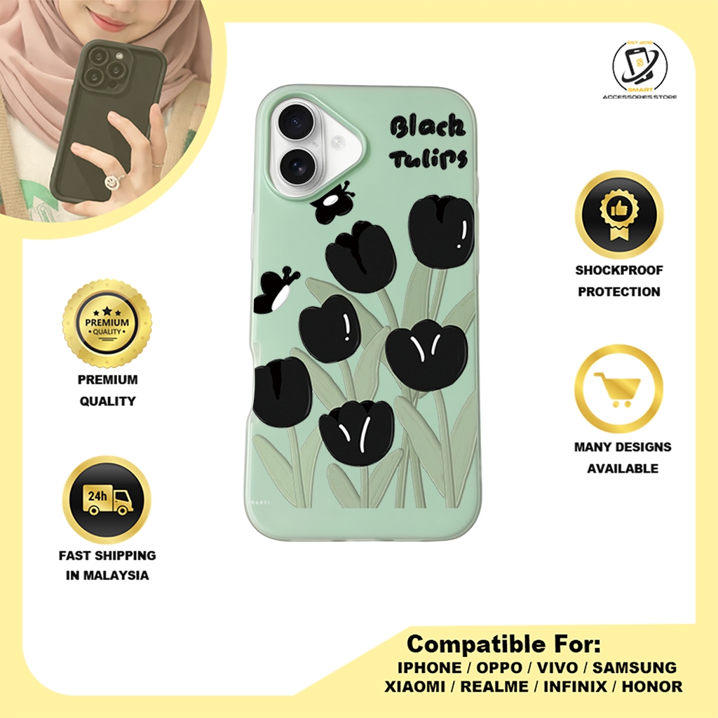 JELLY CASE PHONE FOR IPHONE - DESIGN FLOWER U