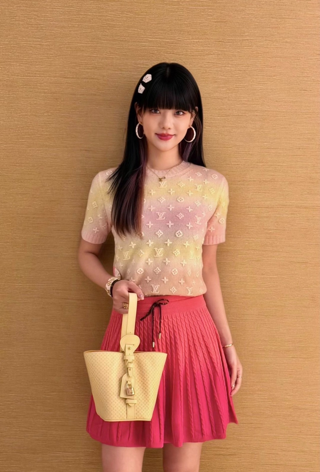 【原單】LV 3D Monogram Tie Dye Knit Top 3D立體字母紮染針織上衣