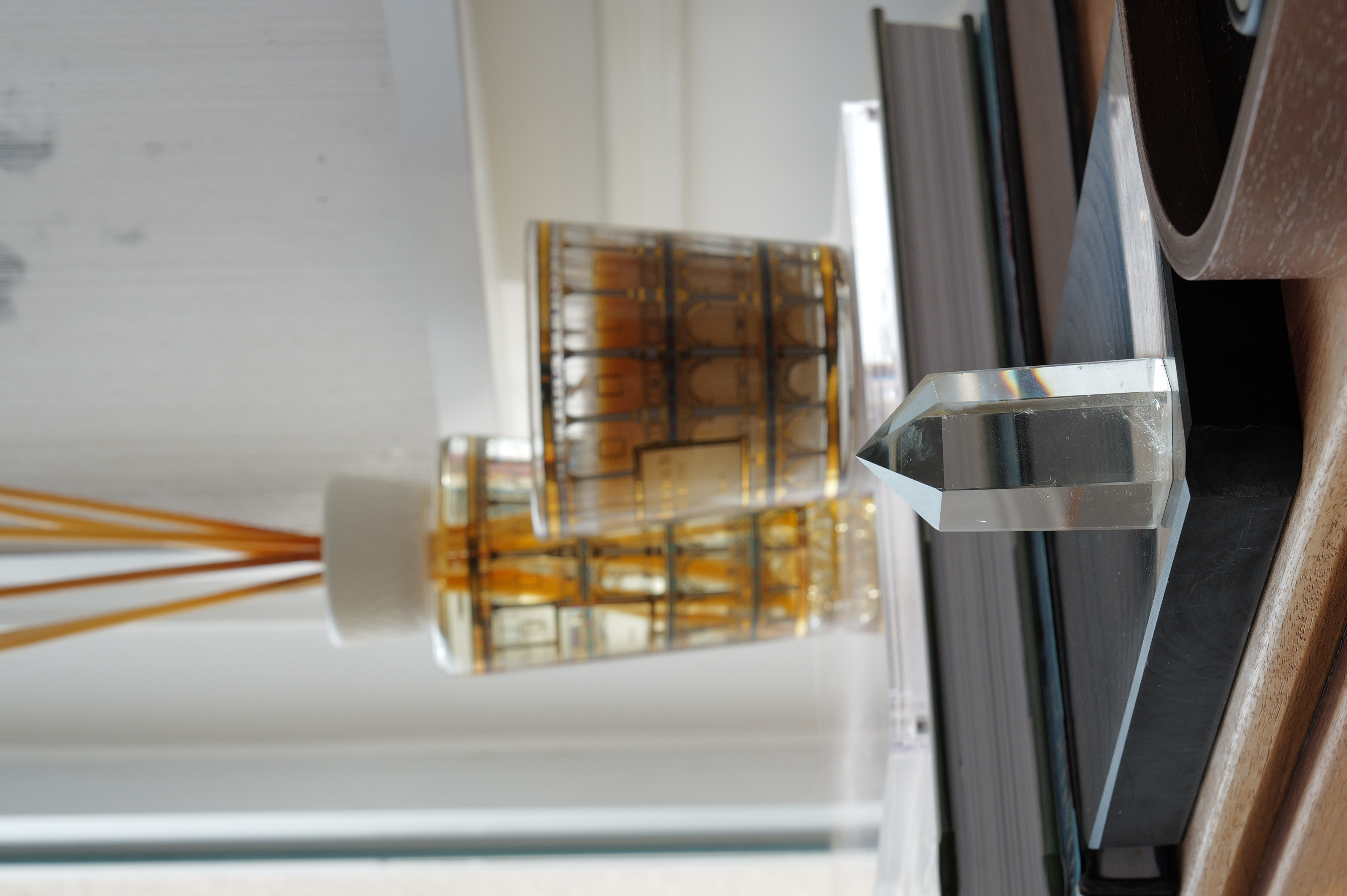 ༒6cm 白水晶兔毛六角小柱༒ a002C3G8S-RA1*1AM