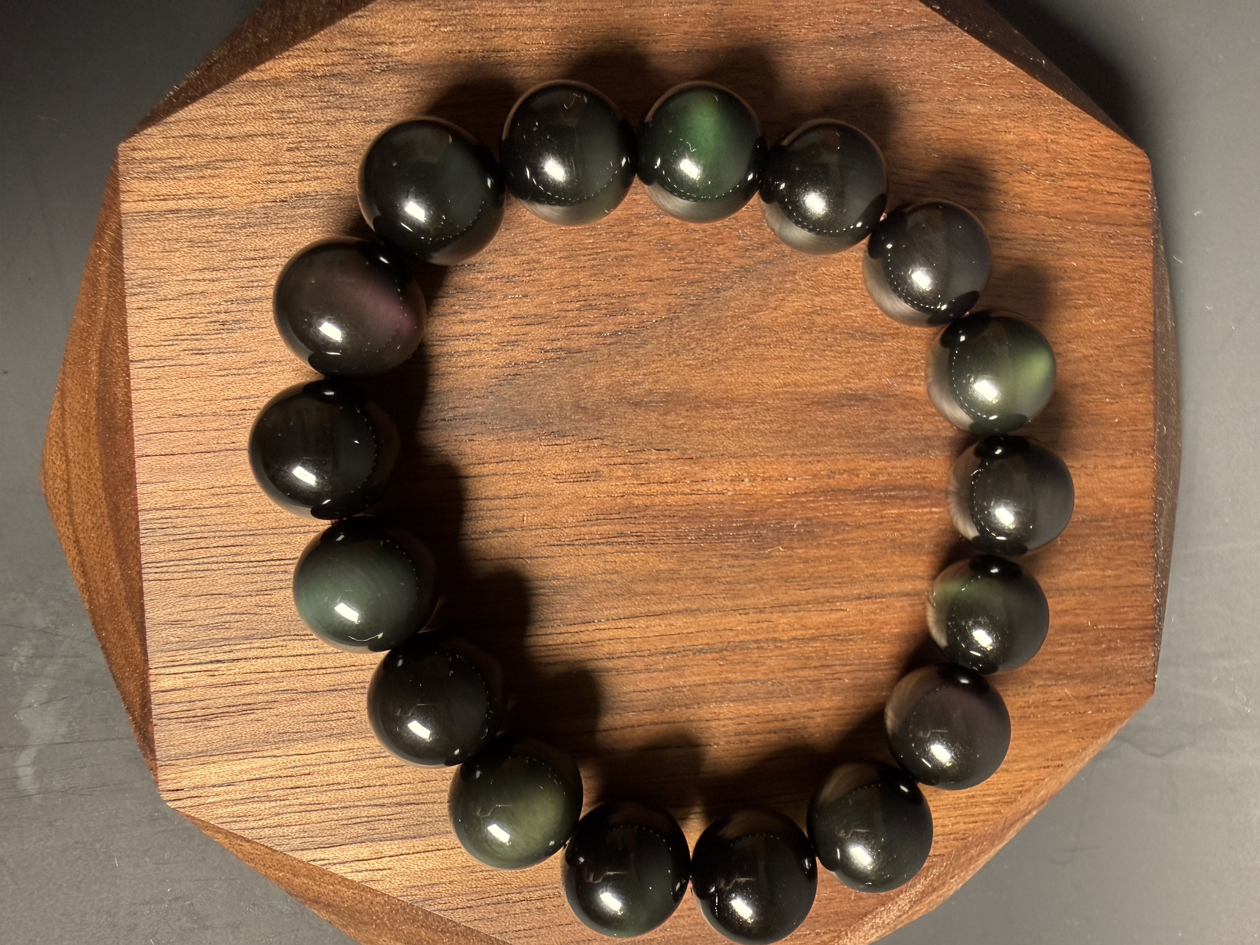 彩曜石手串 (12mm) (option 2)