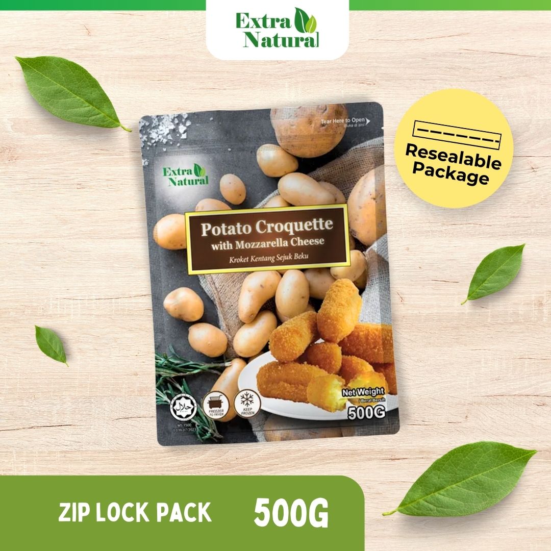 Frozen Potato Croquette with Mozzarella Cheese