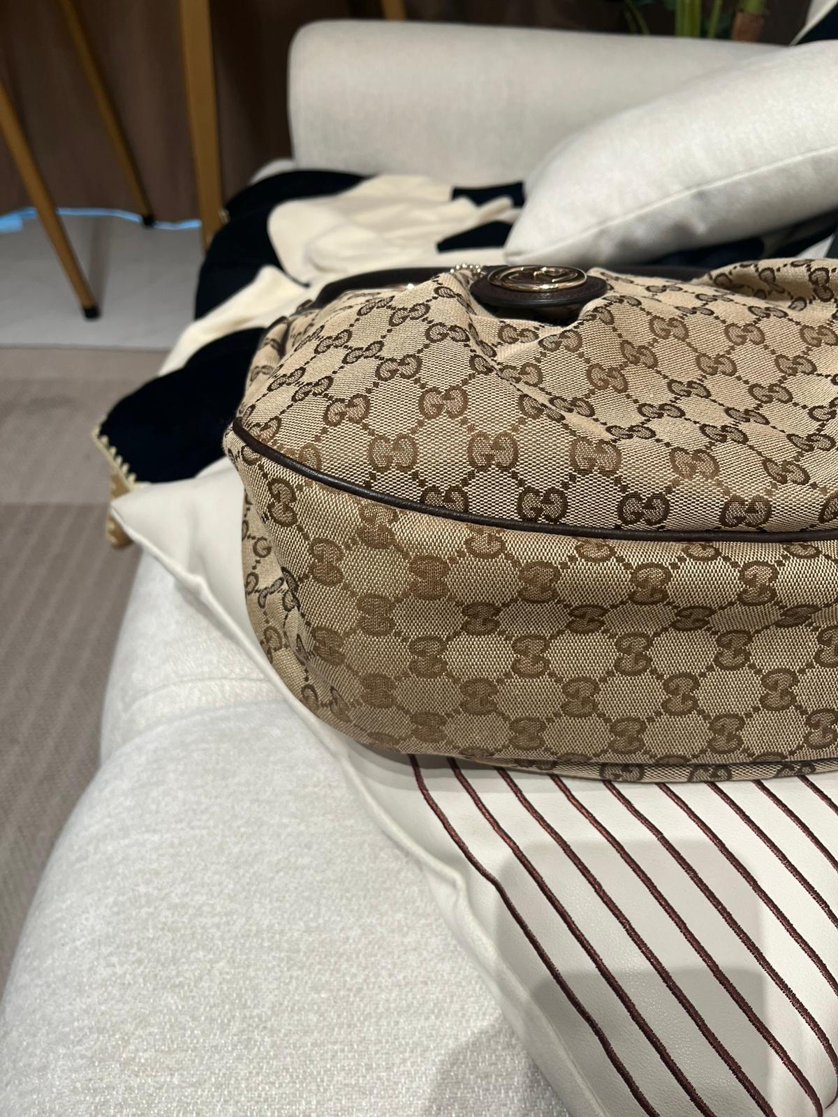 Gucci hobo gg Hobo bag  100%Authentic ,98%new✅dust bag 
