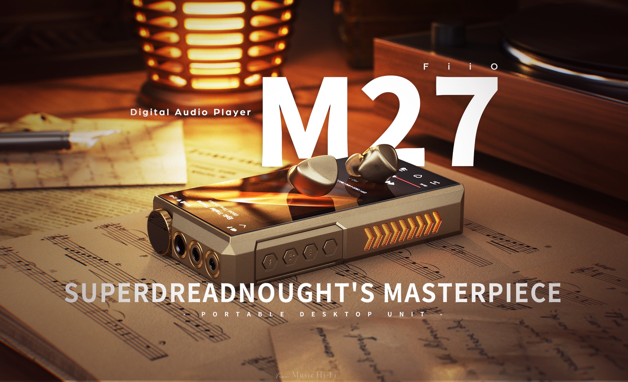 巔峰之作~ FiiO M27 (參考級便攜智慧HiFi音樂播放機)